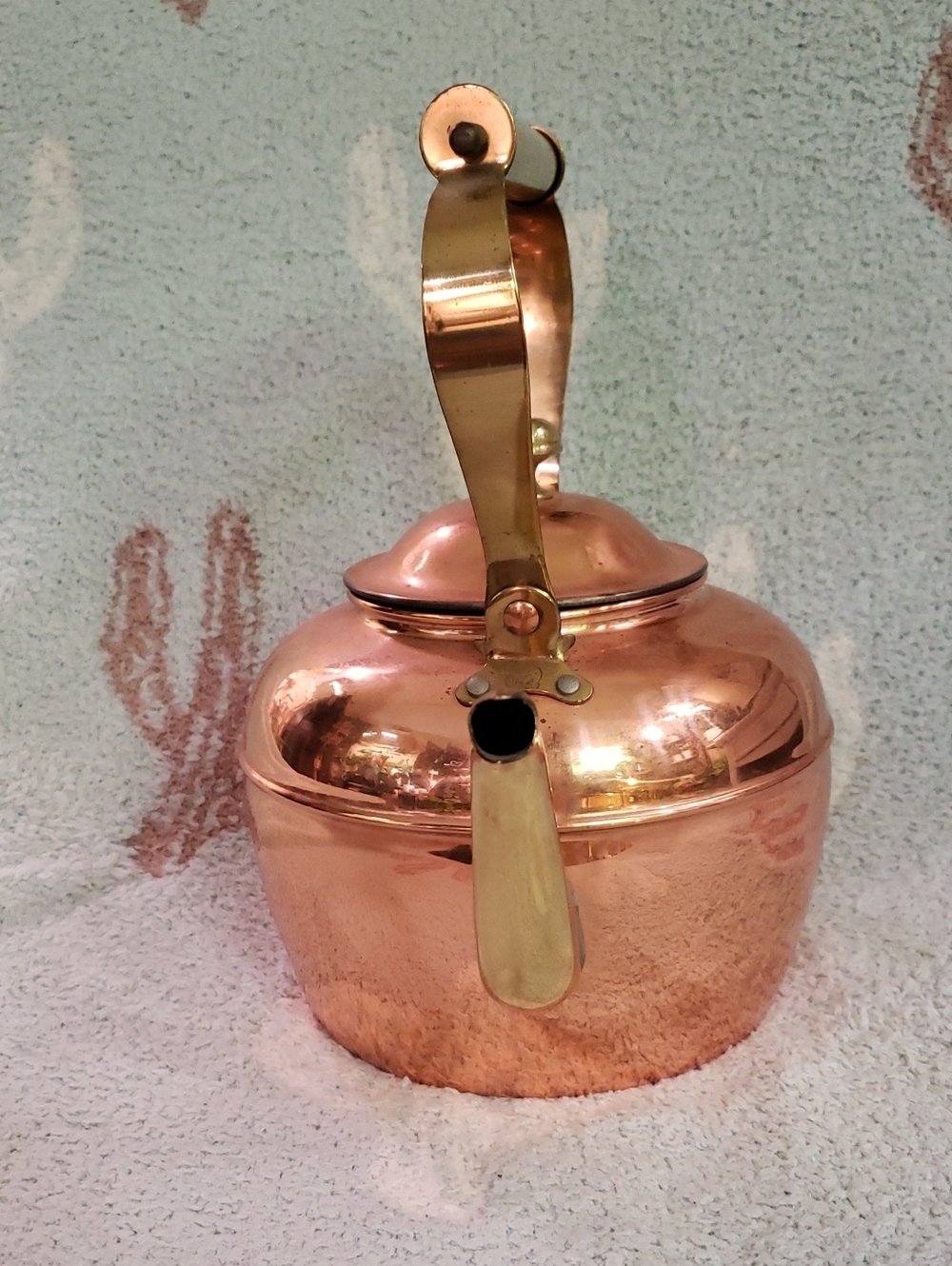 Old Dutch International Copper and Brass Stovetop Kettle - Picture 5 of 7